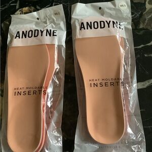 2 Pairs of New Anodyne heat moldable shoe inserts 8.5